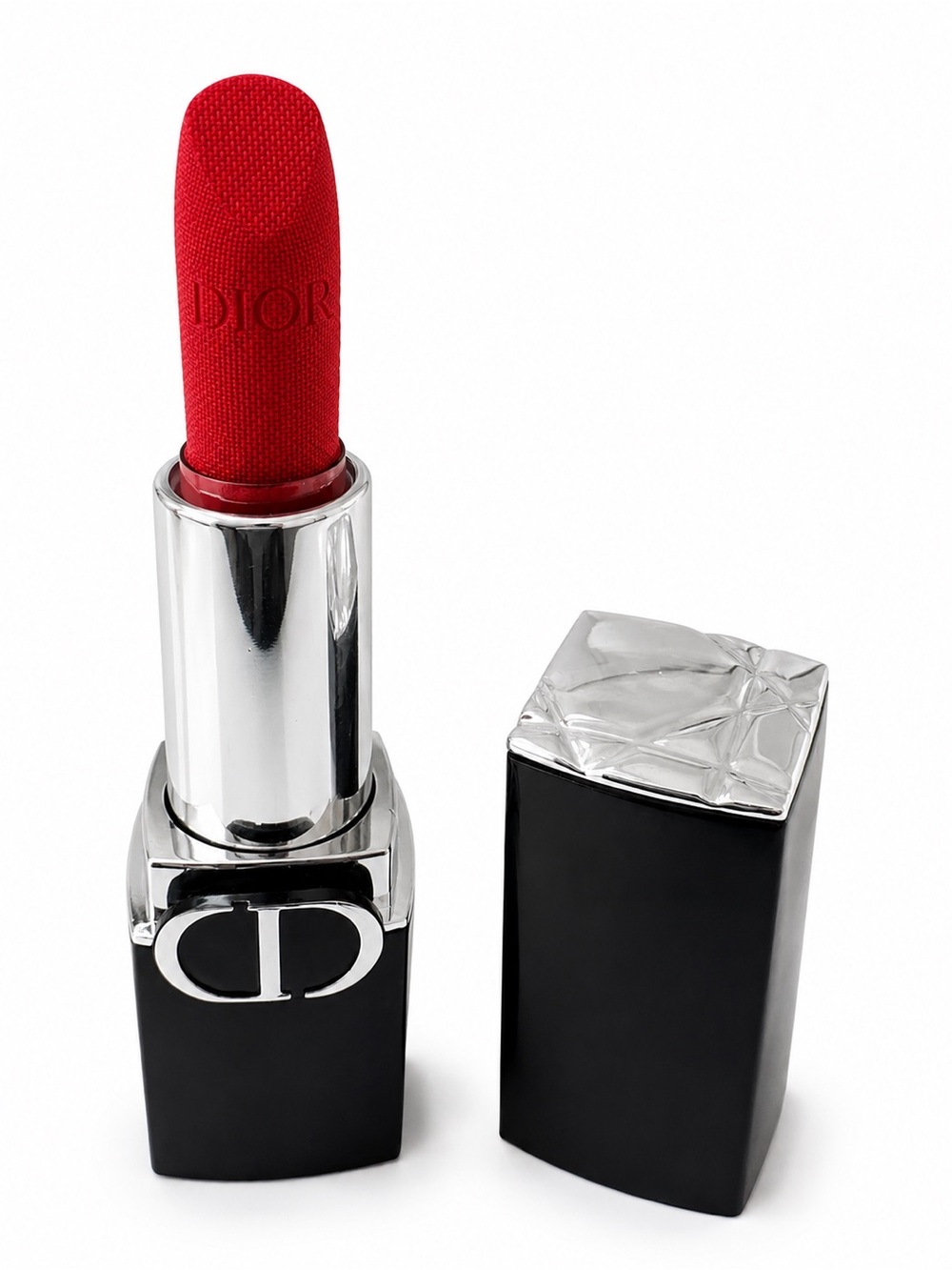 NWOB Dior Rouge Dior 999 Velvet Mini Travel Size Lipstick